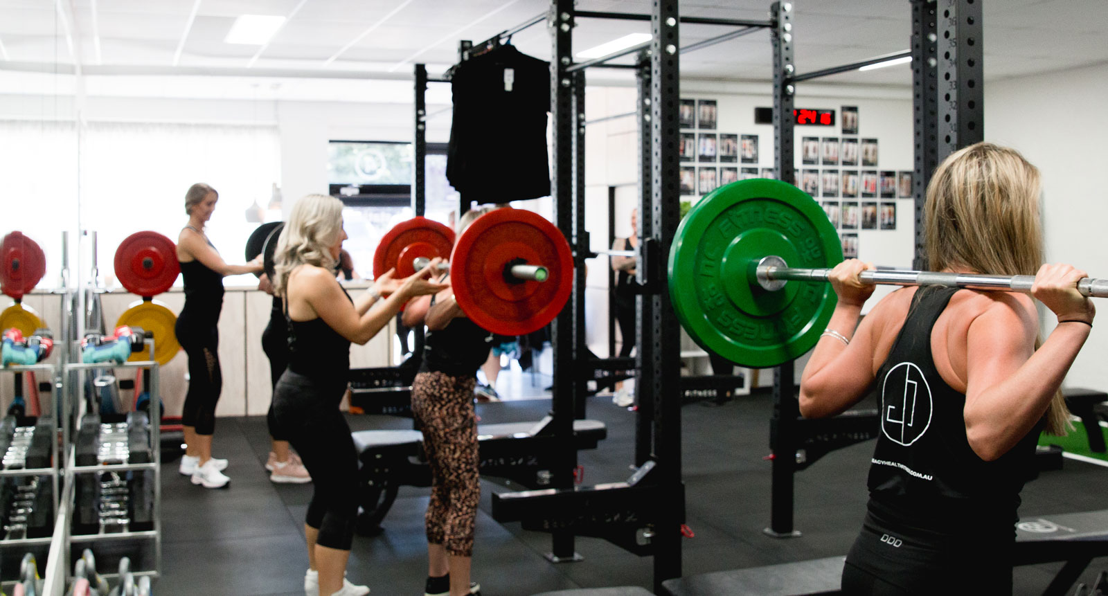 ecidence-based-group-training-results-for-women women working out in a Ringwood gym during winter
