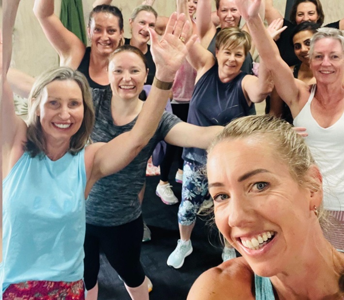 gym members cheering gym members cheering